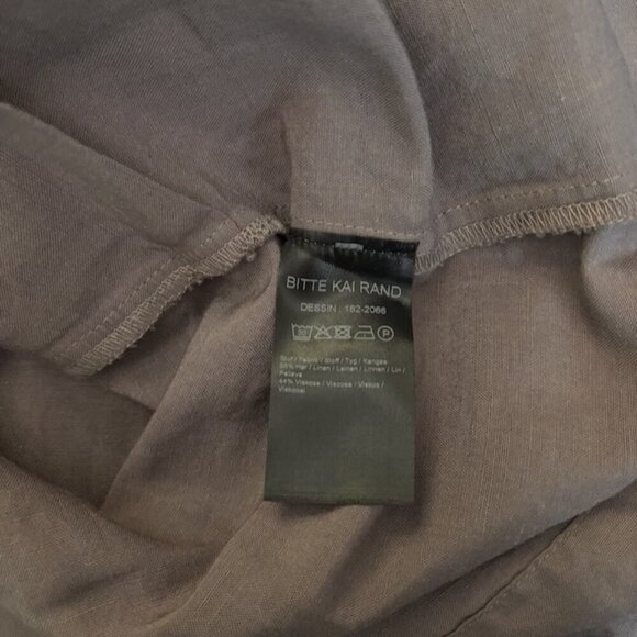 Bitte Kai Rand Women Dress Size L Oversized Linen Viscose Lagenlook Minimalist - Picture 8 of 13